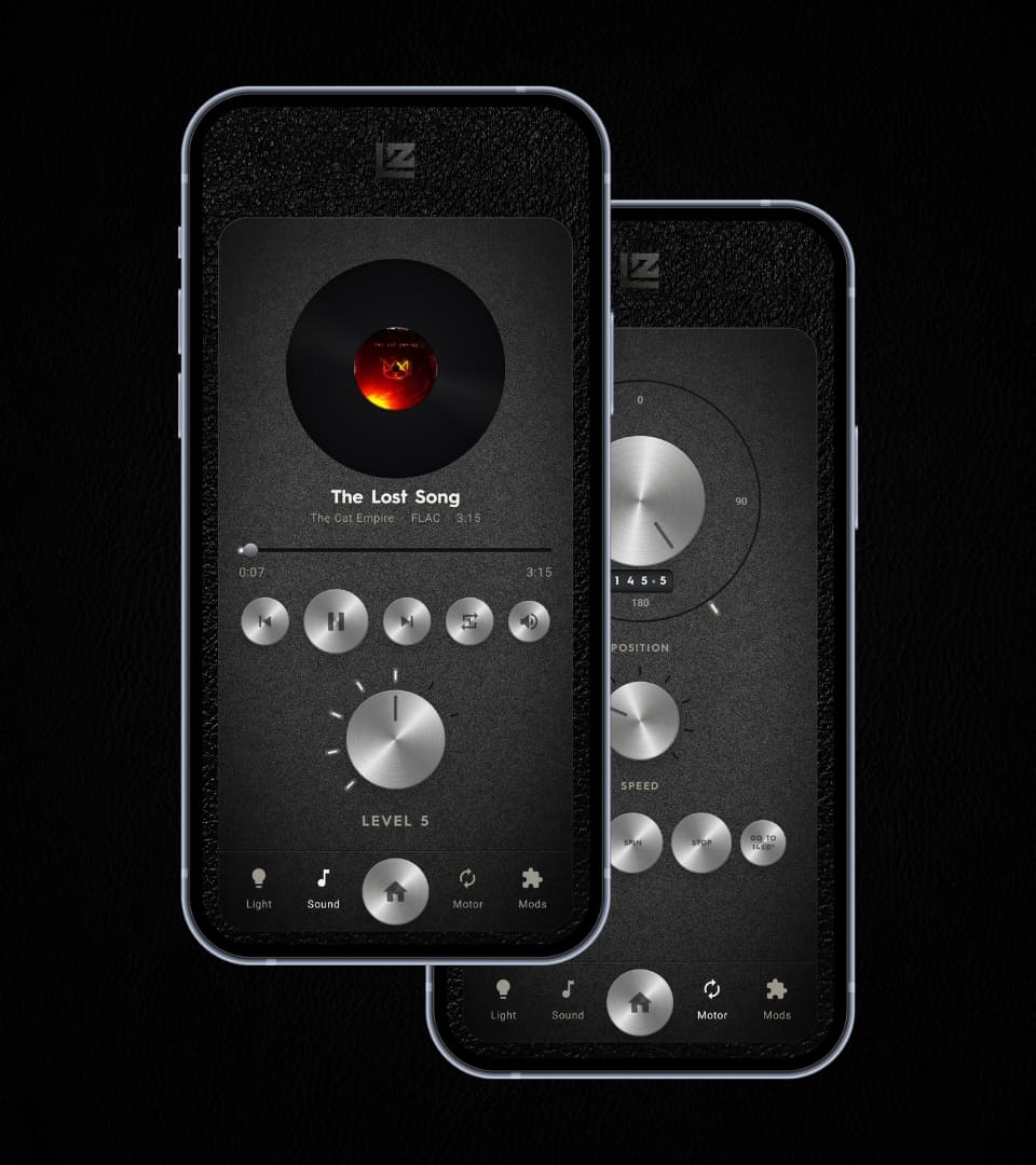 Luzinay Connect on two phones